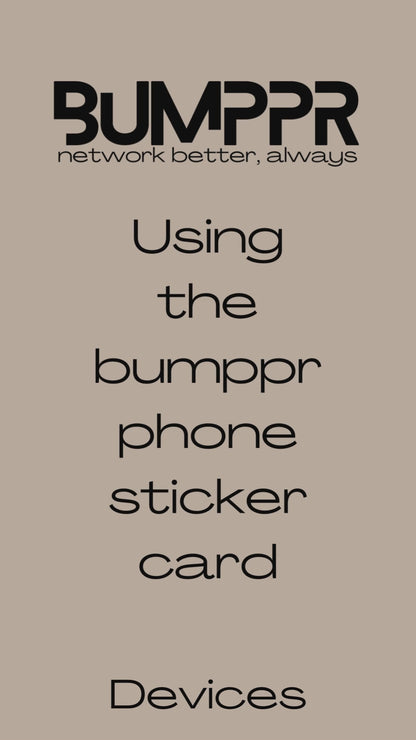 NextHome bumppr Phone Card